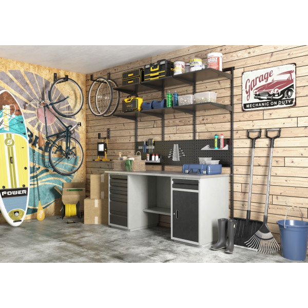 Перфопанель ПРАКТИК Home GP 45х40 белая