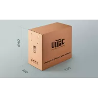 Кресло UTFC Профи М-900 с подголовником черный пластик (черный)