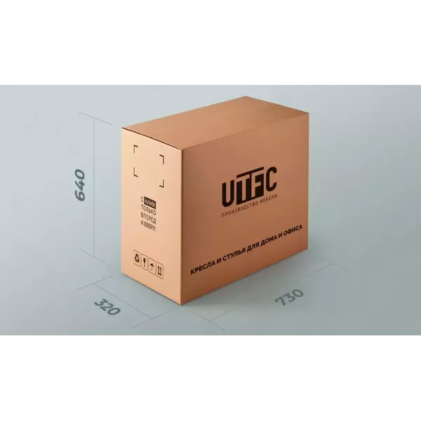 Кресло UTFC Профи М-900 с подголовником черный пластик (черный)