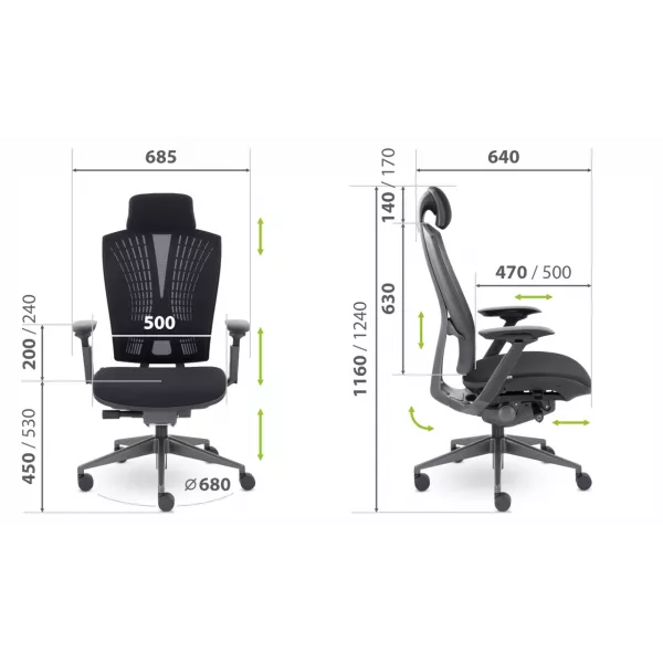Кресло EPIK E-222-MB S001-115 (черный)