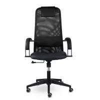 Кресло СН-601 Соло пластик SoloBL Ср S-0401/TW-01/Е11-к (черный)