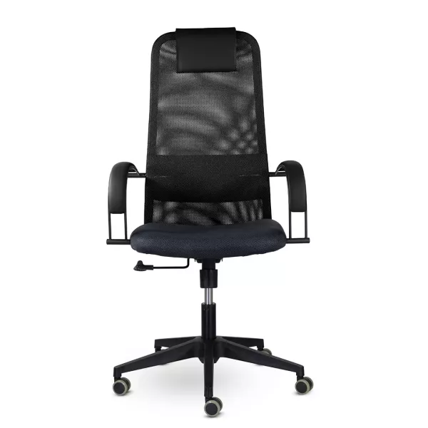 Кресло СН-601 Соло пластик SoloBL Ср S-0401/TW-01/Е11-к (черный)