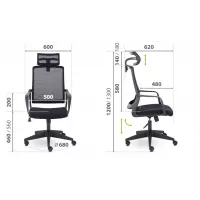 Кресло EPIK P-700 PL TW69-128 (серый)