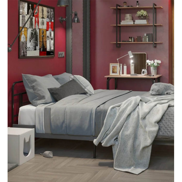 Кровати MEZA PLUS 160х200 см черные