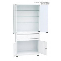 Шкаф медицинский ШМС-2-Р-2