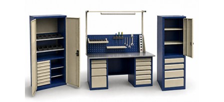 Расширение ассортимента производственной мебели — Верстаки Левша и Святогор, шкафы СШИ
