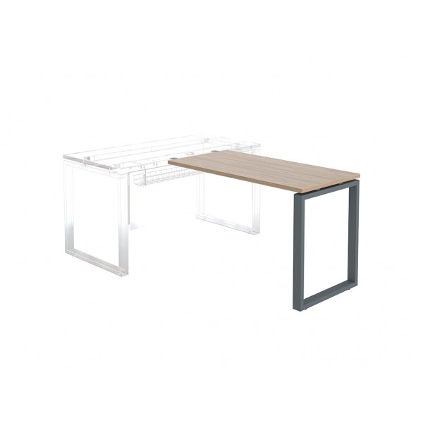 Брифинг-приставка NTO 120 вяз натуральный/антрацит