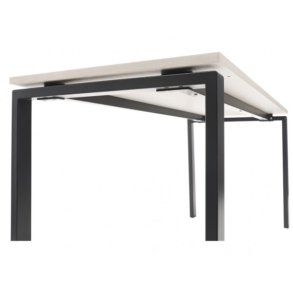 Стол NT 160x70 темный орех/серый