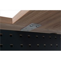 Брифинг-приставка NT 80 вяз натуральный/антрацит