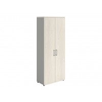 Шкаф NW 2080 закрытый белое дерево/серый