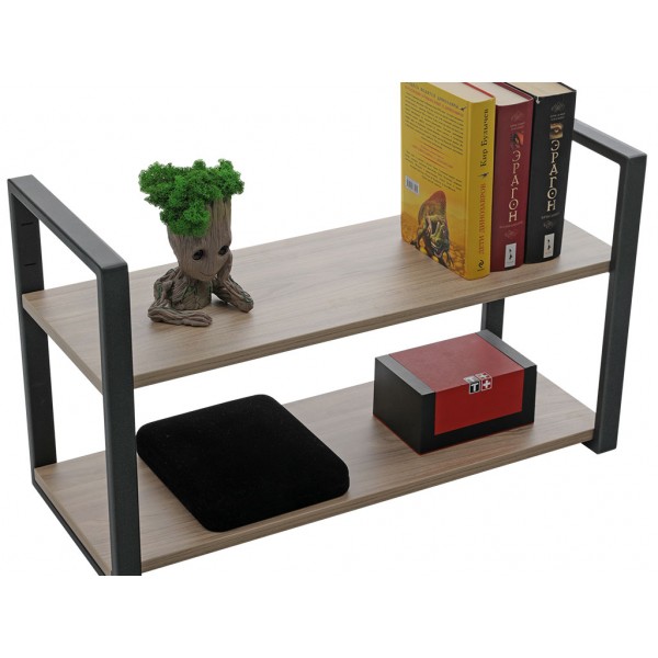 Полка Home-2 вяз натуральный/чёрный