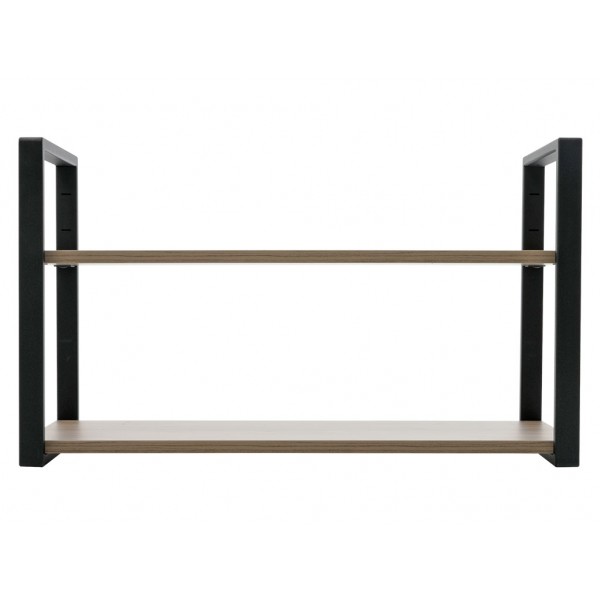 Полка Home-2 вяз натуральный/чёрный