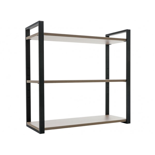 Полка Home-3 вяз натуральный/чёрный