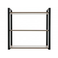 Полка Home-3 вяз натуральный/чёрный