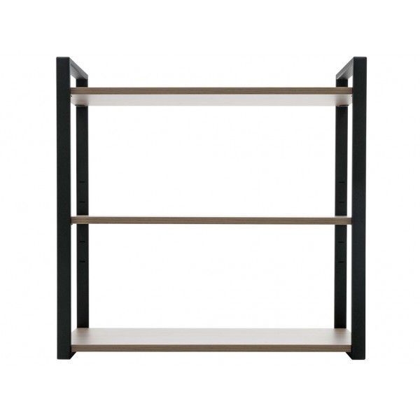 Полка Home-3 вяз натуральный/чёрный