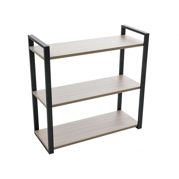 Полка Home-3 вяз натуральный/чёрный