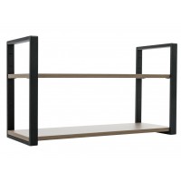 Полка Home-2 вяз натуральный/чёрный