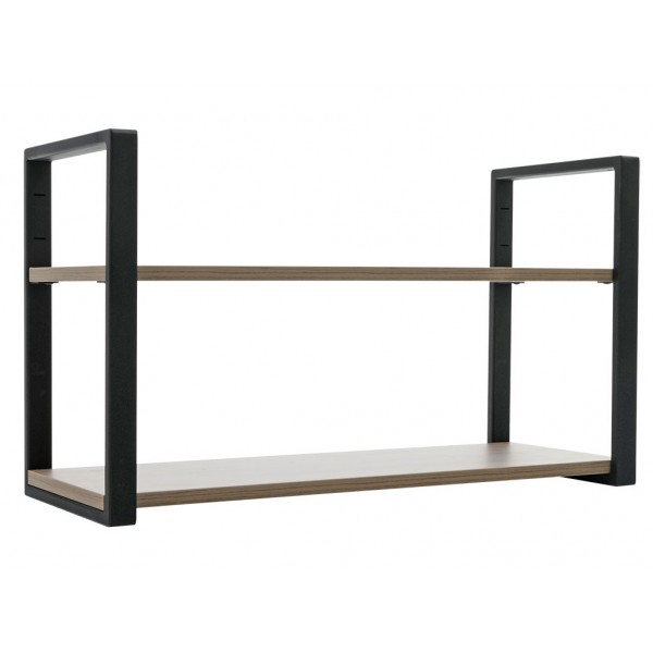 Полка Home-2 вяз натуральный/чёрный