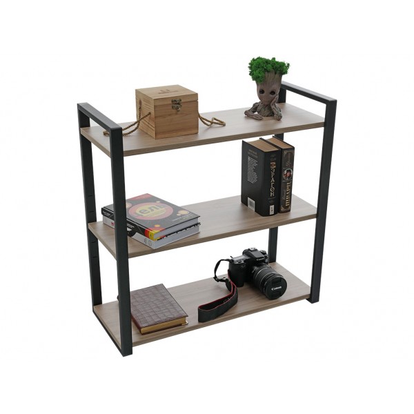 Полка Home-3 вяз натуральный/чёрный