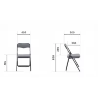 Стул складной Компакт Люкс BL Z11 (черный)